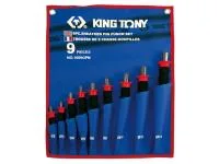 Набор выколоток с протектором, чехол из теторона, 9 предметов KING TONY 1009GPN