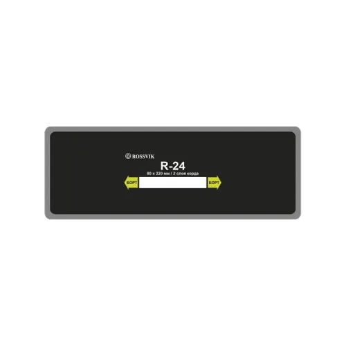 Пластырь кордовый радиальный R-24  80х220 мм. 2 сл. 10 шт/упковка 2
