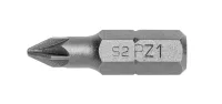 HOEGERT Биты PZ1 25 мм, сталь S2, PROFI, 5 шт. HT1S454