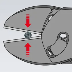 KNIPEX TwinForce® фосфатированные, черного цвета 180 мм 2