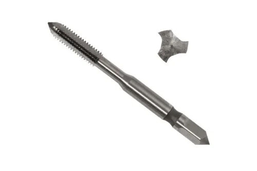 Метчик дюймовый конический К 1/4" Р6М5 "ТехноСталь" 2