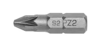 HOEGERT Биты PZ2 25 мм, 25 мм, сталь S2, PROFI, 5 шт. HT1S455