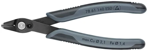 Electronic Super Knips® XL ESD вороненые 140 мм 2