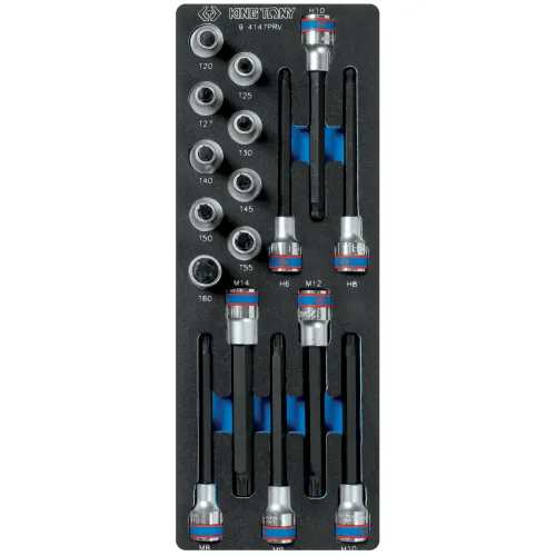 Набор насадок HEX, TORX и SPLINE, ложемент, 17 предметов 3