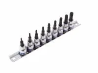 Набор торцевых насадок 3/8", TORX, Т10-Т50 мм, 9 предметов