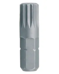 Вставка (бита) торцевая 1/4;, SPLINE, М8, L = 25 мм KING TONY 102508M