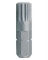 Вставка (бита) торцевая 1/4;, SPLINE, М5, L = 25 мм KING TONY 102505M