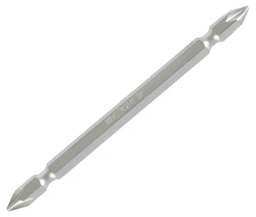 Вставка (бита) торцевая 1/4;, Phillips, PH3, L = 110 мм, двухсторонняя, для шуруповерта KING TO 2