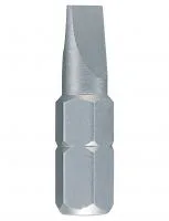 Вставка (бита) торцевая 1/4;, Slotted, 6,6х1,2 мм, L = 25 мм KING TONY 102565S1