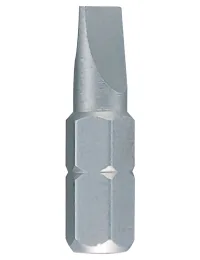 Вставка (бита) торцевая 1/4;, Slotted, 6,6х1,2 мм, L = 25 мм KING TONY 102565S1