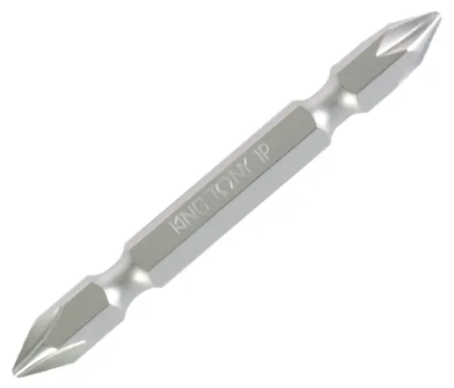Вставка (бита) торцевая 1/4;, Phillips, PH1, L = 45 мм, двухсторонняя, для шуруповерта KING TON 2