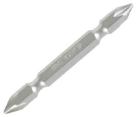 Вставка (бита) торцевая 1/4;, Phillips, PH1, L = 45 мм, двухсторонняя, для шуруповерта KING TON