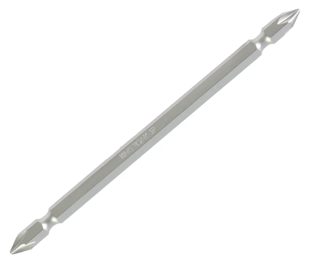 Вставка (бита) торцевая 1/4;, Phillips, PH3, L = 150 мм, двухсторонняя, для шуруповерта KING TO