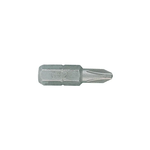 Вставка (бита) торцевая 1/4;, Phillips, PH2, L = 25 мм, тонкая KING TONY 102512P