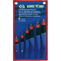 Набор выколоток с протектором, чехол из теторона, 6 предметов KING TONY 1006GPN