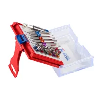 Набор вставок (бит) 1/4;, TORX, HEX, PZ, PH, SLOT, 19 предметов МАСТАК 058-10019C