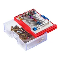 Набор вставок (бит) 1/4;, TORX, HEX, PZ, PH, SLOT, 19 предметов МАСТАК 058-10019C