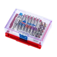 Набор вставок (бит) 1/4;, TORX, HEX, PZ, PH, SLOT, 19 предметов МАСТАК 058-10019C