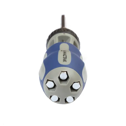 Отвертка со сменными вставками (битами), 7 в 1 МАСТАК 049-7LB 5