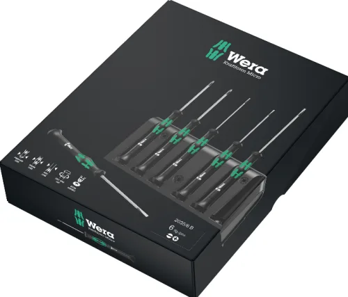 Набор отверток WERA Kraftform Micro 2035/6 B для электроники на подставке, 6 предметов 3