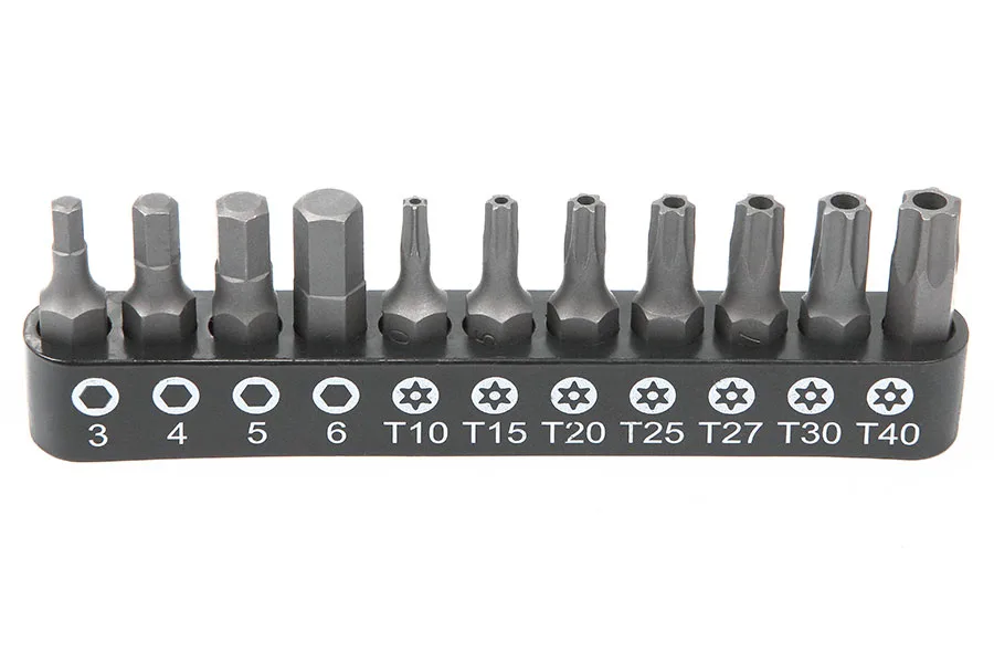 Набор бит 1/4" 25 мм на держателе TORX c отв., HEX Licota ALK-8009-BIT2-CK