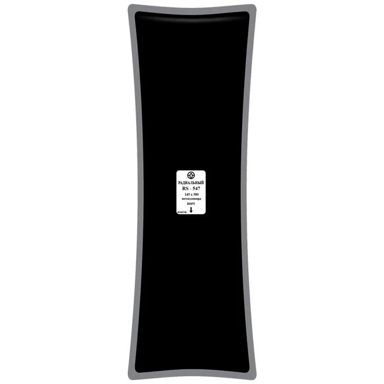 Пластырь металлокордовый RS-547, 145х580 мм, 1 шт/упаковка Rossvik RS.547.B.3.