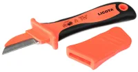 Нож для удаления оболочки кабеля с изолированным лезвием VDE 1000V Licota AKD-V005