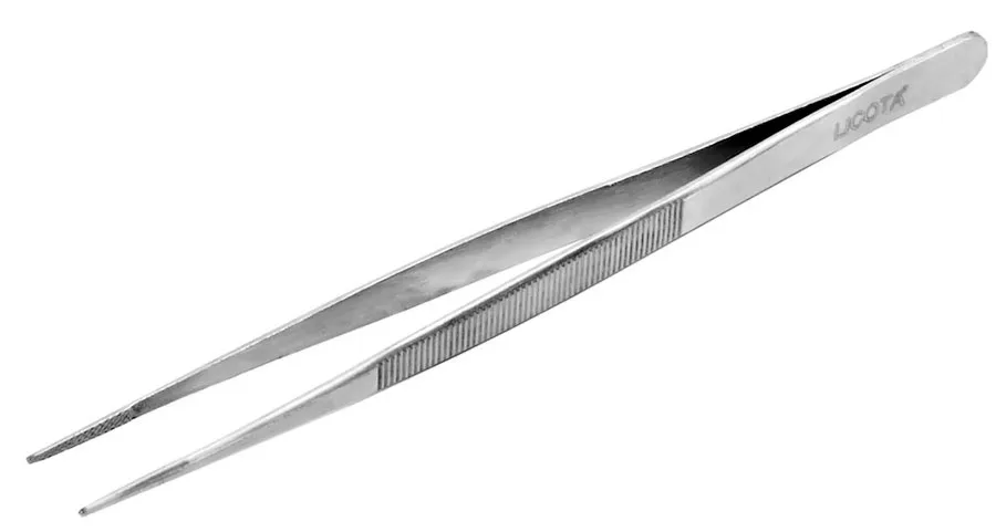 Пинцет прямой рифленый, 160 мм Licota AET-7115
