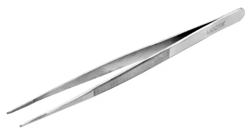 Пинцет прямой рифленый, 160 мм 2