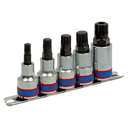 Набор торцевых насадок 1/2", SPLINE, М8-М16, 5 предметов 3