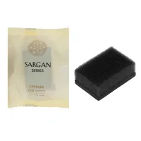 Губка для обуви «Sargan» с воскосиликоновой пропиткой во флоу-паке GRASS