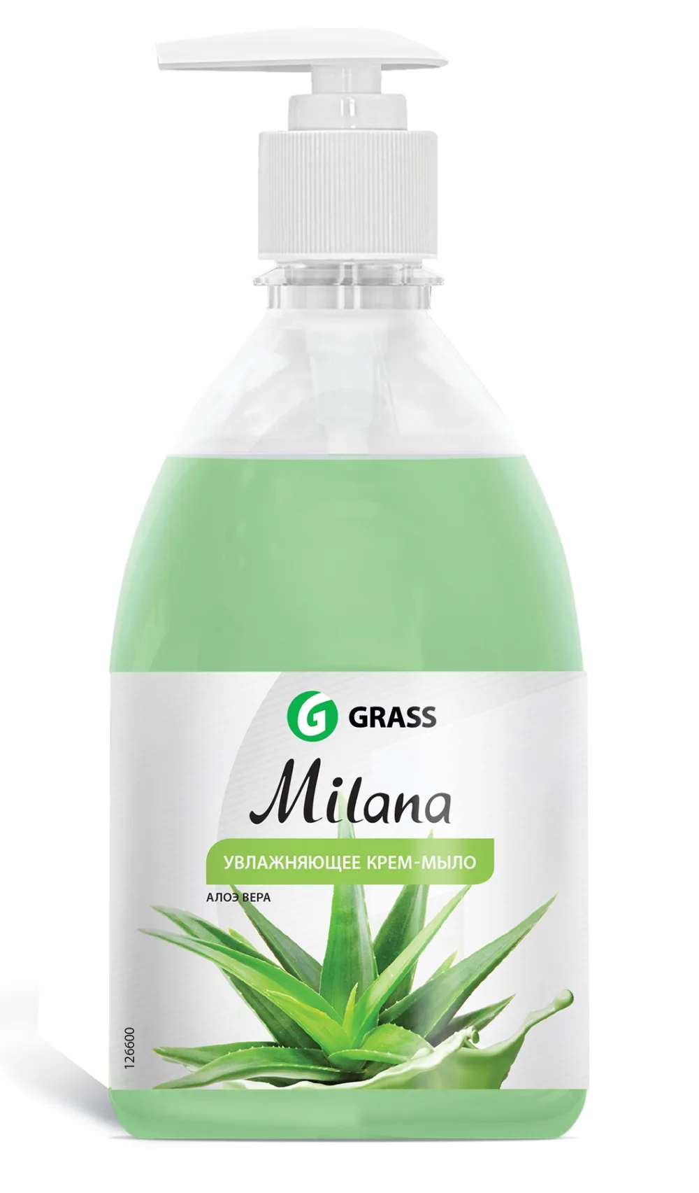 Milana Жидкое крем-мыло алоэ вера 500 мл с дозатором GRASS