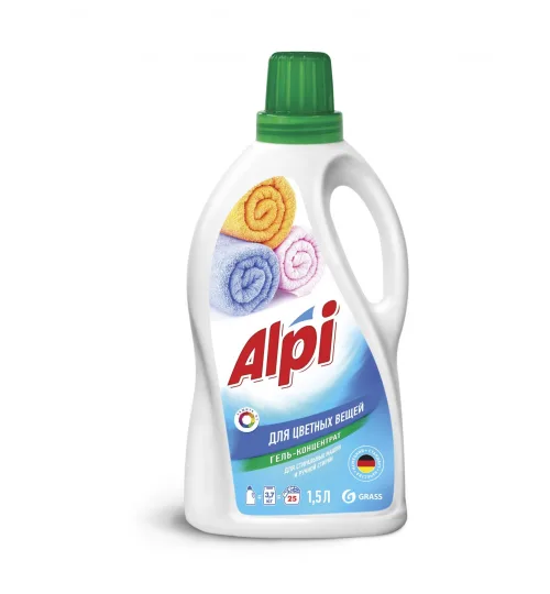 ALPI Гель-концентрат для стирки цветных вещей, 1,5л GRASS 2