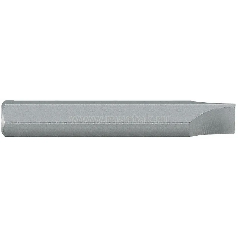 Вставка (бита) торцевая 5/16;, Slotted, 8х1,2 мм, L = 80 мм KING TONY 188008S