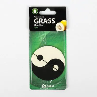 Ароматизатор картонный Инь Янь дыня GRASS