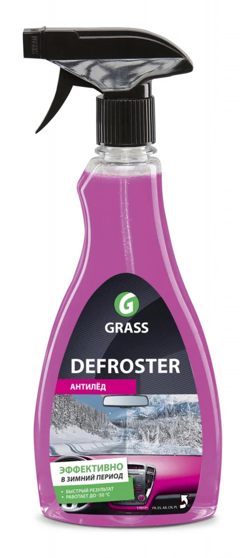 DEFROSTER Антилед Размораживатель стекол и замков 0,5л  GRASS