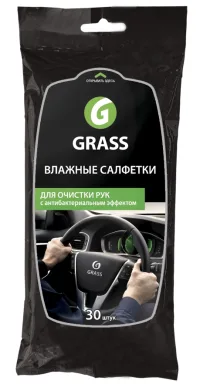 Салфетка влажная д/очистки рук 16шт/уп GRASS IT-0314