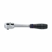Трещотка 3/8", 200 мм, 32 зубца, флажковая с кнопкой, фиксатор