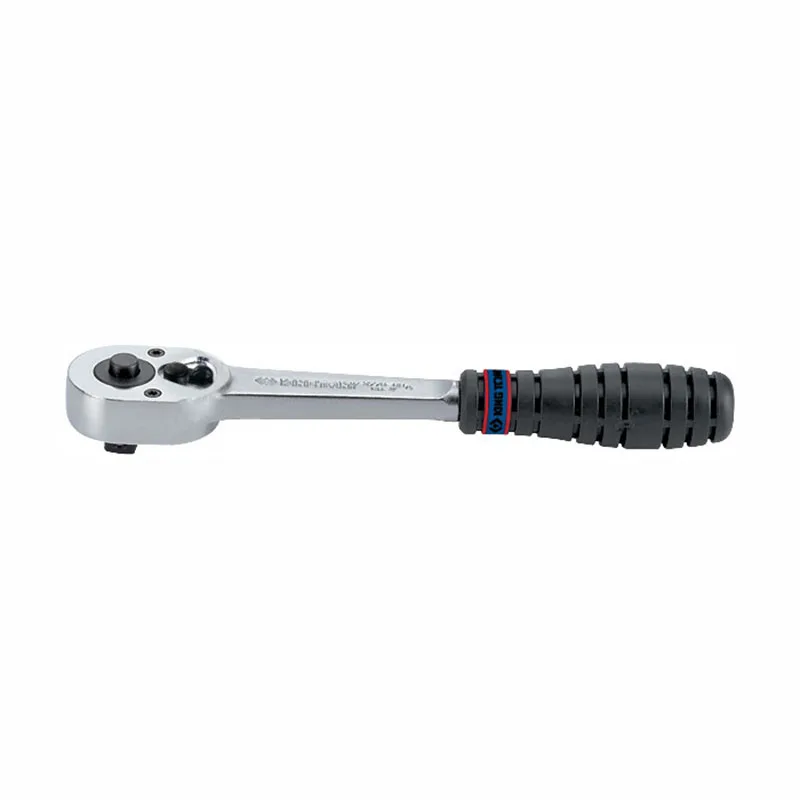 Трещотка 3/8", 200 мм, 32 зубца, флажковая с кнопкой, фиксатор