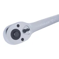 Трещотка 3/8", 200 мм, 32 зубца, флажковая с кнопкой, фиксатор