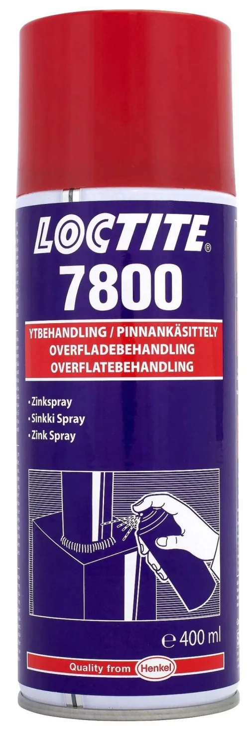 Loctite 7800 Спрей цинковый, защитное покрытие (холодное цинкование) 400 мл