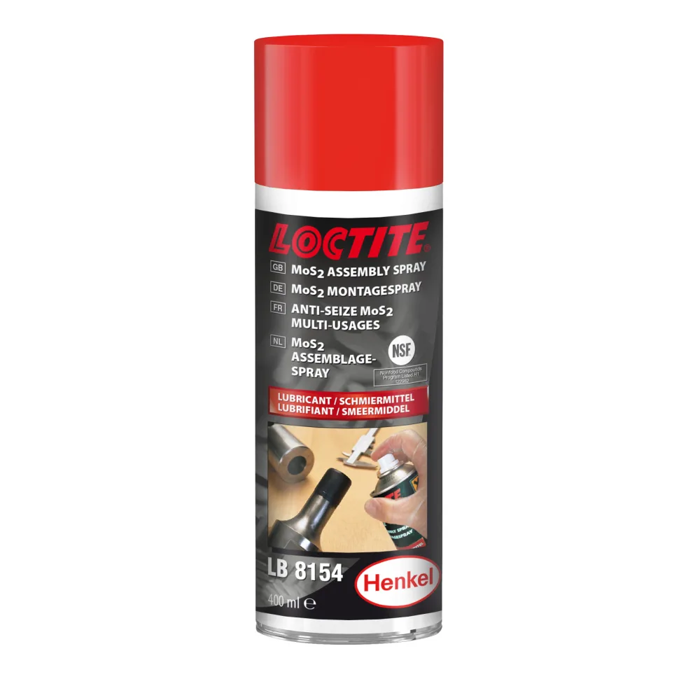 Loctite 8154  Паста молибденовая для сборочных работ, спрей 400 мл