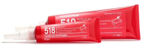 ROSLOCK 518 Герметик-прокладка анаэробная средне-выс.прочность, зазор 0,25мм, 250г 2
