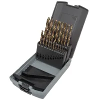 Набор сверл 1.0-10.0 х 0,5 мм 19пр. HSS-CO Spiralbohrer (Metall)