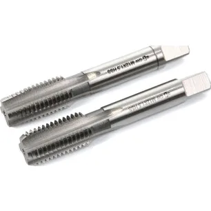 Метчики ручные, М12 x 1.5, HSS, DIN2181, комплект из 2 шт