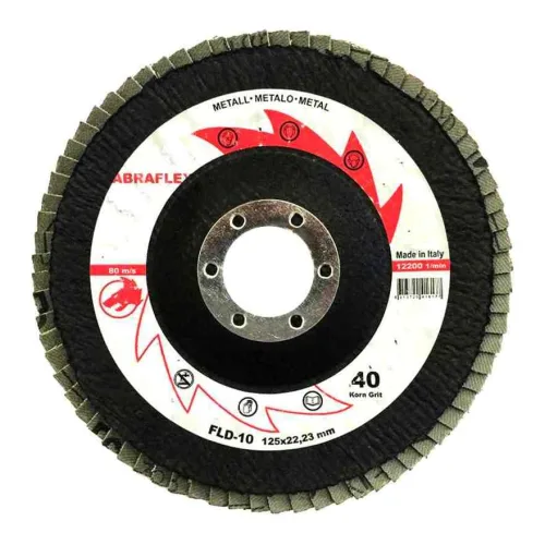 Круг лепестковый торцевой 125х22 FLD-10 P60