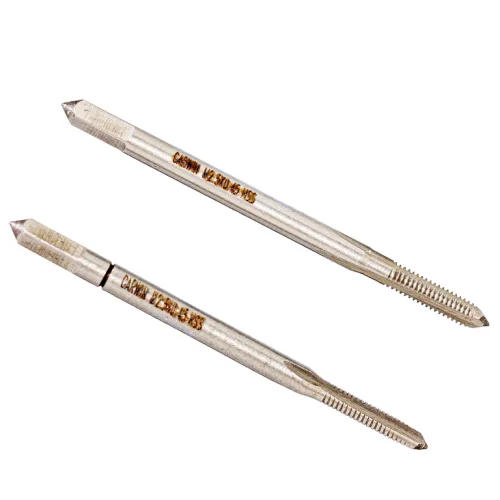 Метчики ручные M2,5x0.45, DIN 352, HSS, 6H, комплект из 2 штук 2