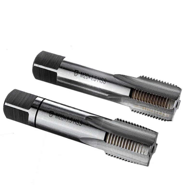 Метчики ручные Mf20x1.5, DIN 2181, HSS, 6H, комплект из 2 штук