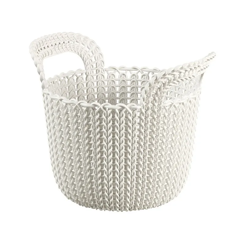 Корзинка круглая KNIT XS 3L (Бежевый)