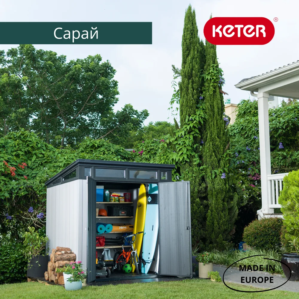 Инновационный сарай из панелей DUOTECH Artisan 7×7